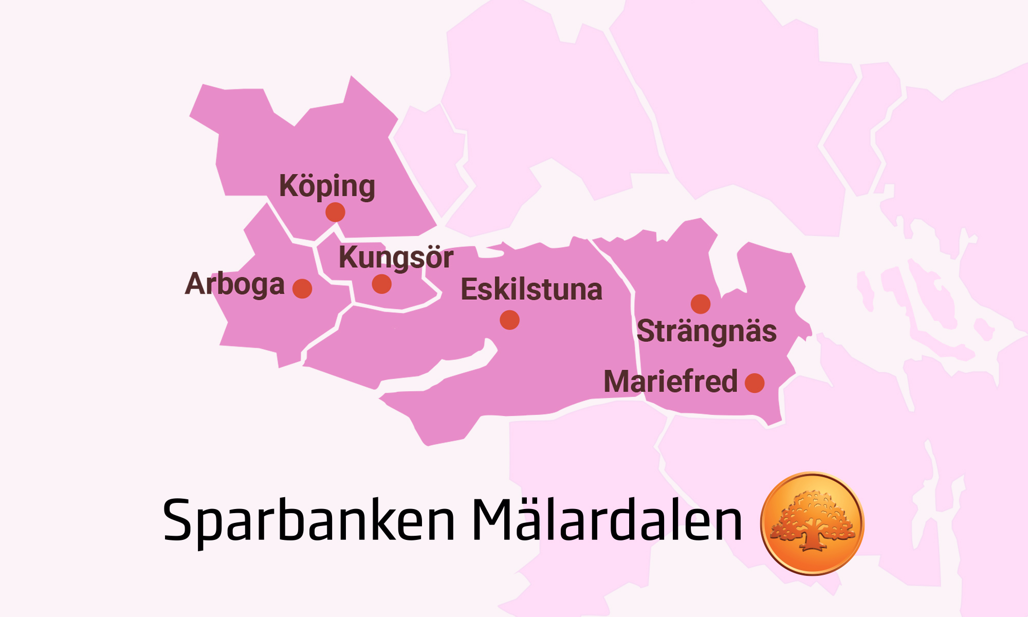 Sparbanken Mälardalen karta